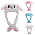 thumbnail image 2 of Funny Rabbit Bunny Ear Moving Hat Cap Soft Plush Cute Hat Toy 2022 HOT B1B1, 2 of 9