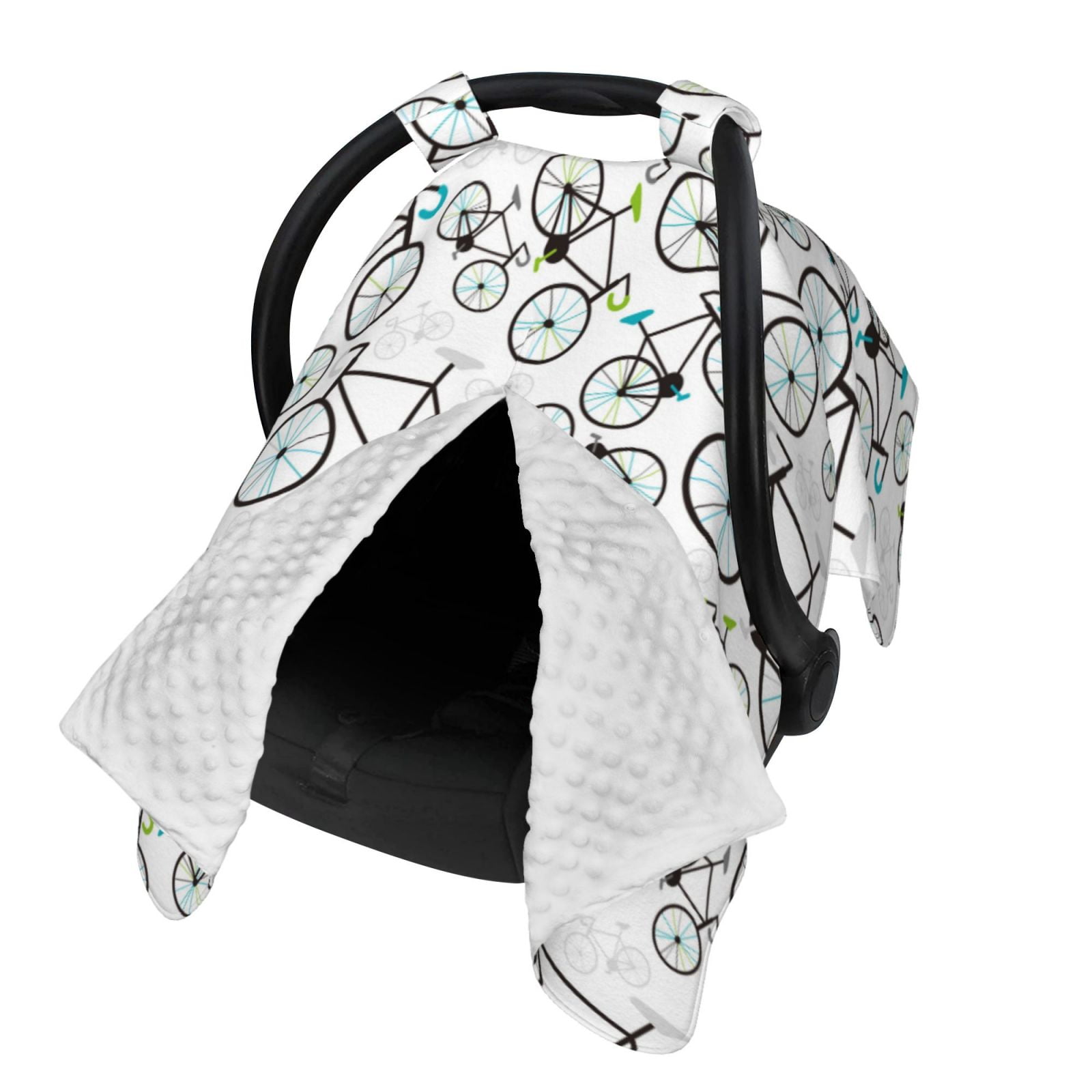 Naloa Bicycle Baby Car Seat Cover, Breathable Baby Carrier Cover, Multiuse Baby Carrier Cover & Nursing Breastfeeding Cover