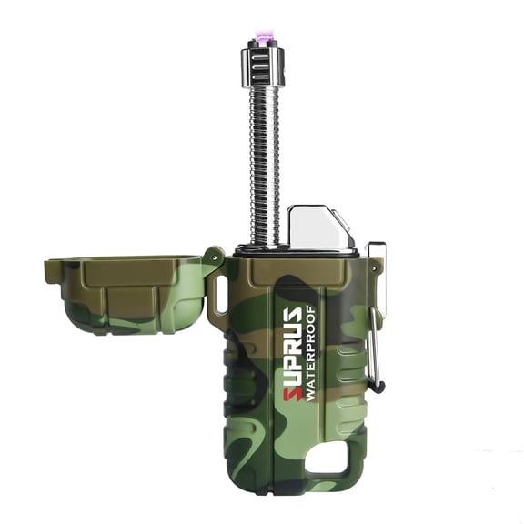 Waterproof Lighter Arc Plasma Lighters  Windproof with Expandable and Flexible Neck for Outdoor
