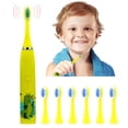 thumbnail image 2 of Binwennn Bathroom Organizer Shelf Toothbrush Children USB Rechargeable Toothbrush Soft Hair Cleaning Tool, 2 of 2