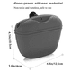 thumbnail image 4 of Bolsa de silicona de grado alimenticio sin BPA para premios de perros, ideal para entrenamiento, con cierre magnético, bolsa pequeña para premios con clip para la cintura y clicker para perros., 4 of 5