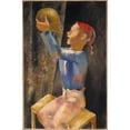 thumbnail image 2 of Eugeniusz Zak 13x18 Gold Ornate Wood Frame and Double Matted Museum Art Print Titled - The Young Drinker, 2 of 4