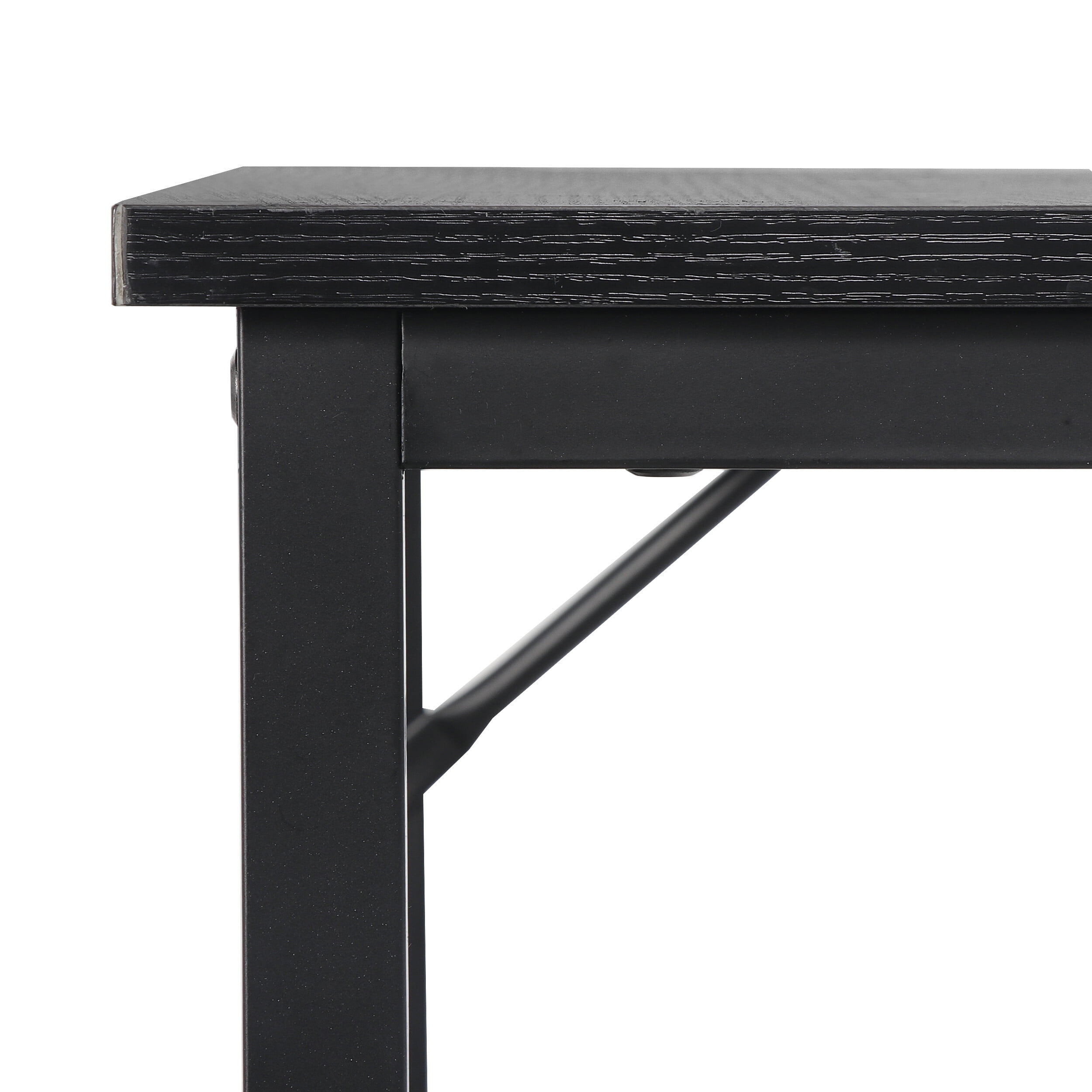 ZenSports 66” Large L-Shaped Gaming Desk Reversible MDF Computer Desk Black
