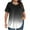 Black, variant on Plebaso Women's Plus Size Tops Short Sleeve Pleated Blouses Casual Crewneck Summer Loose Tunic Shirts