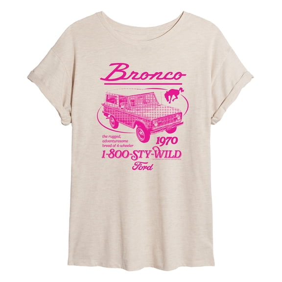 Ford - Pink 1970 Bronco Relaxed Fit T-Shirt