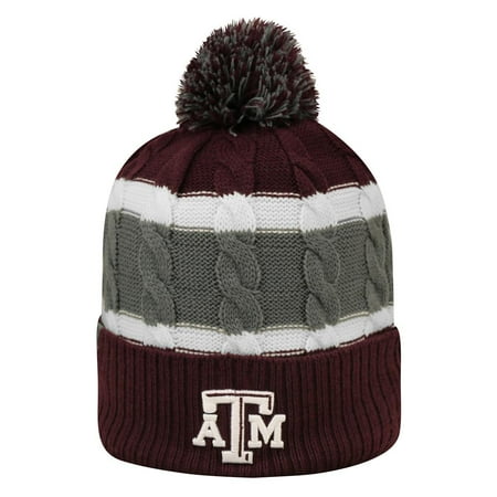 Youth Cable Knit Texas A Aggies Beanie Youth Cable Knit Texas A Aggies Beanie