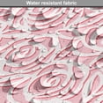 thumbnail image 5 of Floral Dining Chair Pad, Rose Motifs with Leaves on Blush Background Romantic, Water Resistant Pillow with Straps for Kitchen Seats, 6 Pieces Set, Pale Pink Dark Coral, by Ambesonne, 5 of 5