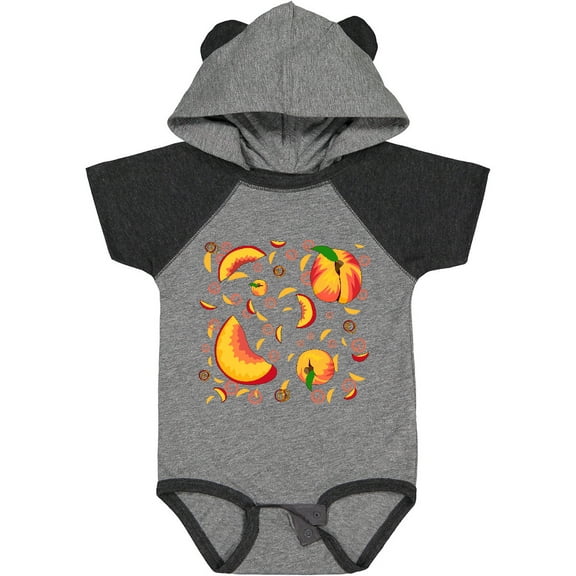 Inktastic Peach Fruit Party Boys or Girls Baby Bodysuit