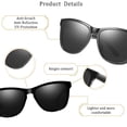 thumbnail image 3 of Gafas de sol deportivas polarizadas para hombres y mujeres, para conducir, pescar, andar en bicicleta y correr, con estuche para gafas, TAC+PC, 3 of 5