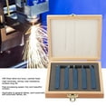 thumbnail image 3 of 5PCS Lathe Tool Carbide Tipped Weld Turning Tool Set for Metalworking Lathes, Grooving Tool, Suitable for Metalworking Lathes, with 25 Degree Right Cutter for Various Projects,, 3 of 7