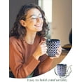 thumbnail image 4 of Coffee Mugs Set of 6, 16 oz Large Porcelain Mug, Ceramic Tea Cups with Handle for Men Women, Mug Gift Set, Housewarming Wedding Gift, 4 of 12