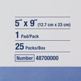 thumbnail image 3 of Sorbalux ABD Pad, Sterile, 1-Ply Abdominal Pad, 5 in x 9 in, 25 Count, 16 Packs, 400 Total, 3 of 5