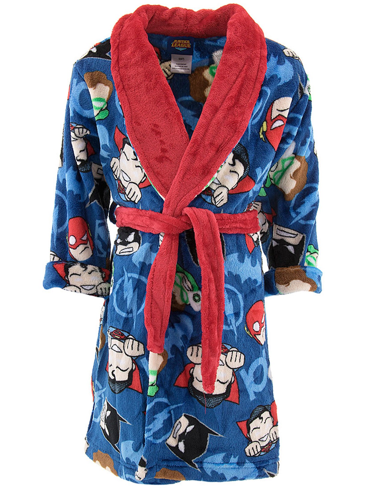 Toddler//Little Kid//Big Kid Justice League Boys Fleece Bathrobe
