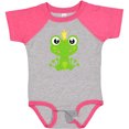 thumbnail image 3 of Inktastic Cute Frog, Green Frog, Frog Prince, Crown Boys or Girls Baby Bodysuit, 3 of 5