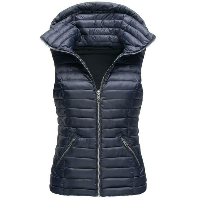 Veste Sans Manches en Coton pour Femmes Printemps et Automne Hiver, Manteau de Mode pour Femmes, Veste en Coton Sans Manches pour Femmes, Taille Européenne, Veste pour Femmes