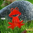 thumbnail image 5 of sunsanly 5Pcs Frog Garden Decoration Luminous Happy Frog Stake Outdoor Courtyard Patio Lawn Glowing Cartoon Animal Sign Spike Ornament, 5 of 8