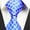 N22, variant on Mens Classic Blue Business and Formal Neck Tie, Wide Width
