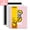 black white pink-3 packs-1 subject, variant on Comix 3 Subject Notebook,3-Pack College Ruled Spiral Notebook with Pocket Dividers 11"x 8.5", 150 Sheets,Green Black Blue