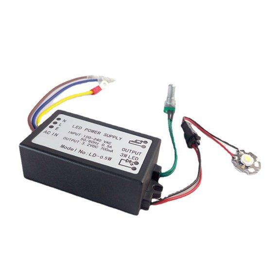 Dimmable LED Light Source for Microscopes 0.5W-5W with Control Panel Easy Installation