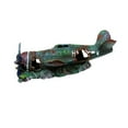thumbnail image 2 of Resin Craft Fish Tank Plane Artificial Plane Wreckage Decor Aquarium Landscape Ornament (Size L), 2 of 6