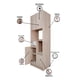 thumbnail image 4 of Despensero de Cocina, Mueble de Almacenamiento Multiusos, Organizador Diseño Minimalista., 4 of 5