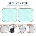 thumbnail image 6 of Fotbe Blue Bright 2-Piece Car Windshield Sun Shade | Sun Blocker for Car Windshield | Foldable Automotive Interior Accessories for Sun Protection-Medium, 6 of 7