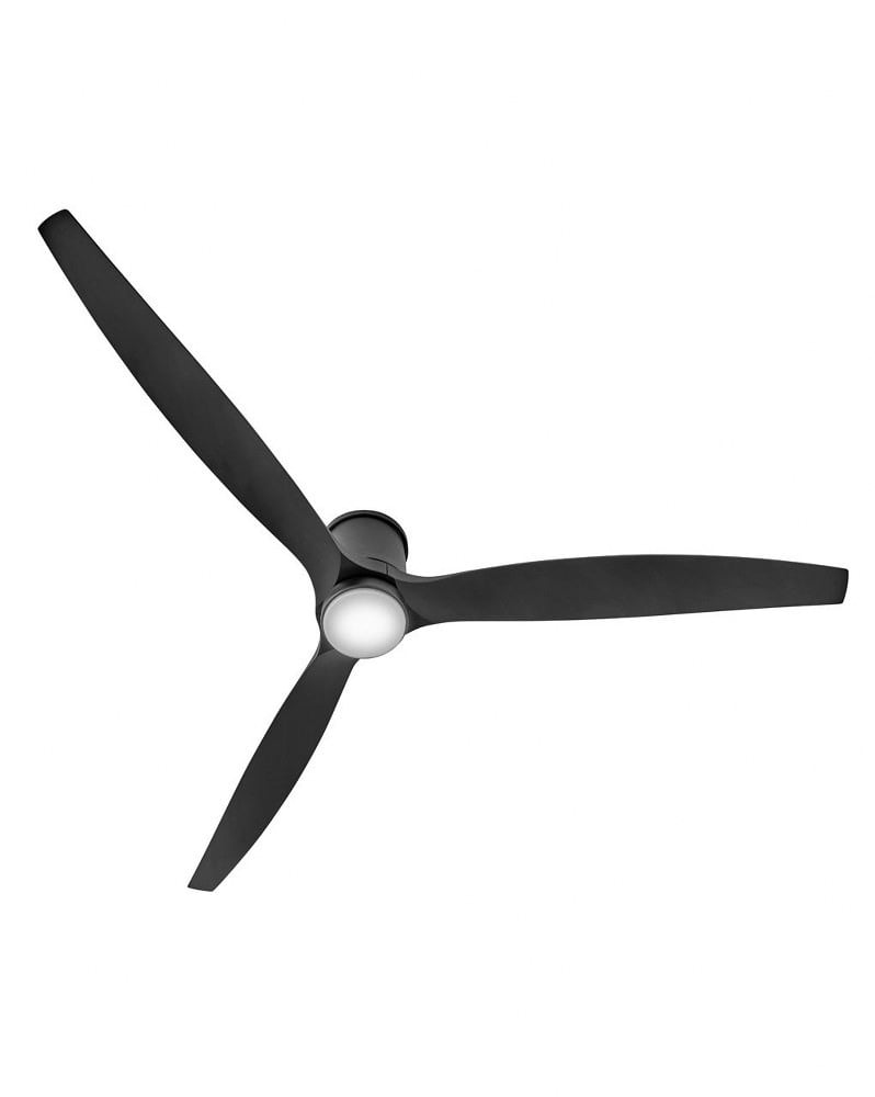 Hinkley Lighting - Hover Flush - 3 Blade Ceiling Fan with Light Kit In Modern