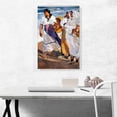 thumbnail image 2 of ARTCANVAS Fisherwomen from Valencia 1915 Canvas Art Print by Joaquin Sorolla y Bastida - Size: 26" x 18" (0.75" Deep), 2 of 9