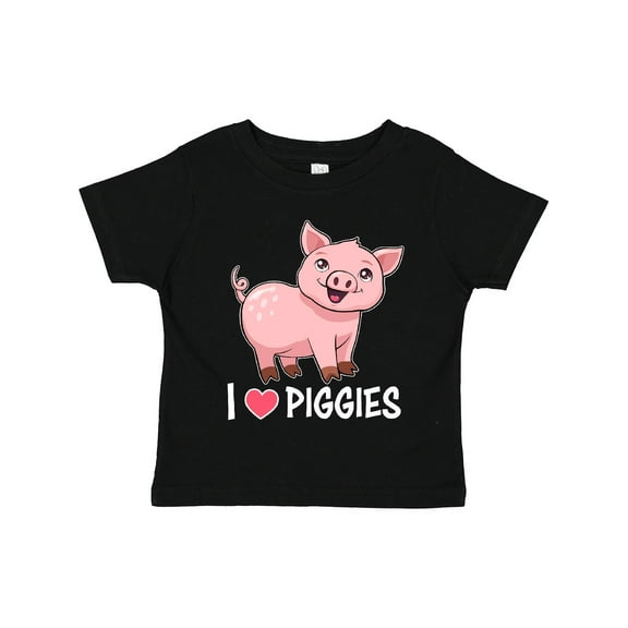 Inktastic I Love Piggies Cute Pig Boys or Girls Toddler T-Shirt