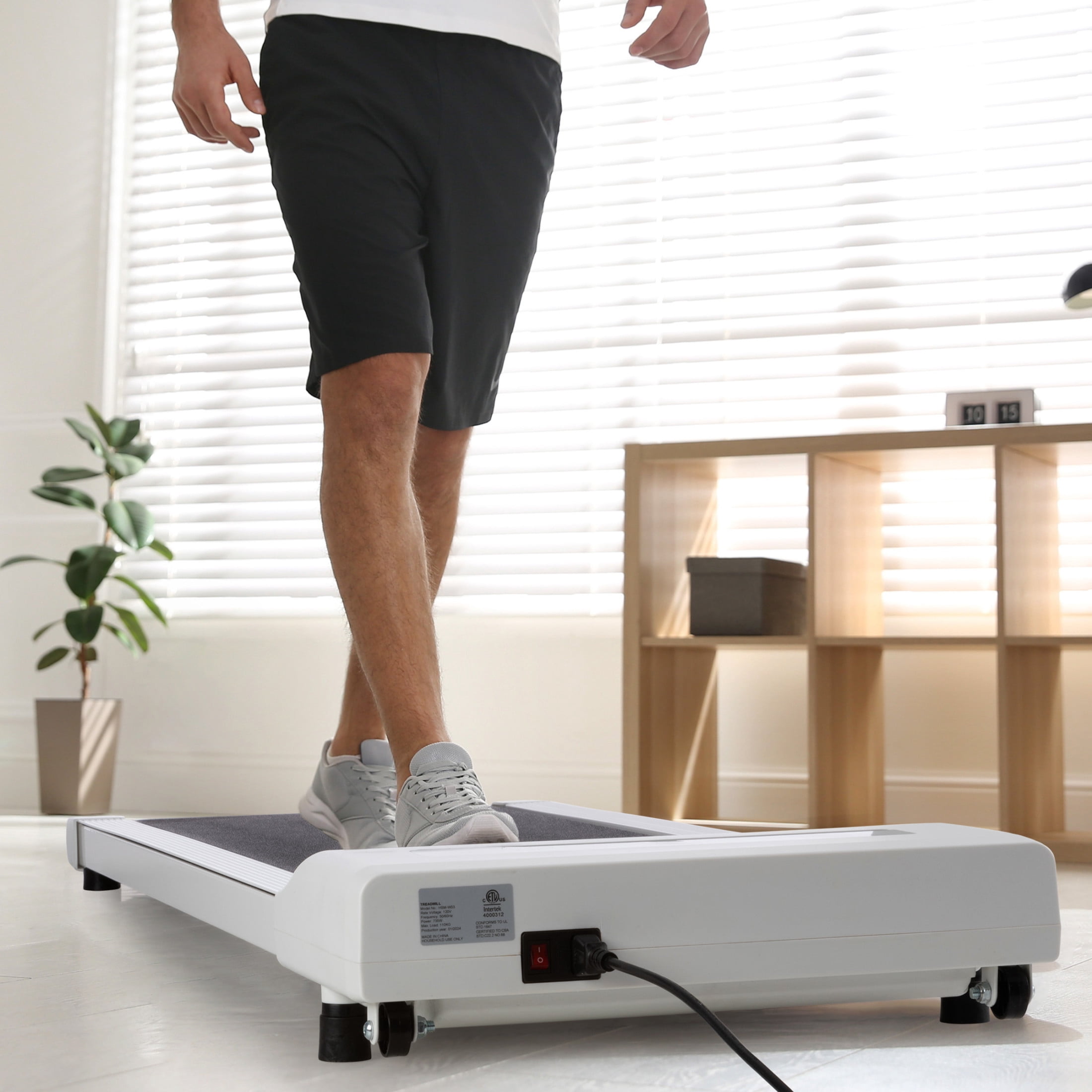 RAD Sportz Walking Pad - Portable Under Desk Treadmill, White