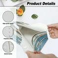 thumbnail image 6 of SEANATIVE Board Print Tissue Box Covers Rectangular Tissue Box Holder for Bathroom Blue Tissue Holder for Car PU Leather Tissue Box Organizer for Vanity Countertop Night Stands 2 Pcs, 6 of 7