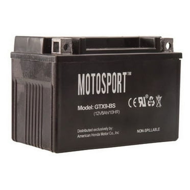 Motosport Maintenance-Free Battery with Acid GTX9BS for Suzuki Katana GSX600F 1998-2006