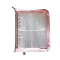 thumbnail image 5 of fenteer Jewelry Storage Book Gift Portable Dustproof Transparent Jewelry Storage Bag pink, 5 of 8