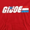 thumbnail image 2 of G.I. Joe Distressed Logo Unisex Adult Pull-Over Hoodie, Red, Large, 2 of 5