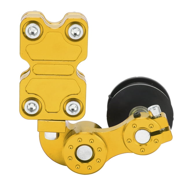 Chain Tensioner Roller, Portable Motorcycle Chain Adjuster Multipurpose Automatic Universal For Dirt Bike For ATV For Off-road Vehicles For Motorcycles Yellow