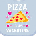 thumbnail image 4 of Inktastic Pizza is My Valentine with Hearts Boys or Girls Baby Bib, 4 of 4