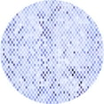 thumbnail image 1 of Ahgly Company Machine Washable Indoor Round Abstract Blue Contemporary Area Rugs, 8' Round, 1 of 4