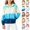 Blue, variant on Spazoro Girls Full Zip Hoodie with Pockets, Stretchy Long Sleeve Hooded Tie Dye Lightweight Casual Sweatshirt Jacket Blue Size 7-8