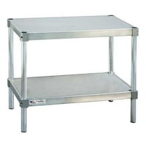 New Age Industrial Fixed Work Table,Aluminum,20" W,20" D 22036ES30P