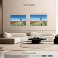 thumbnail image 4 of Elephant Stock Windmill And Tulips Wall Art - Horizontal Canvas Wall Art - Living Room Wall Decor - Nature Canvas - White And Blue Decor - 48" x 32", 4 of 8