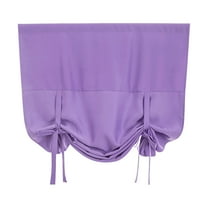 1Pc Curtain Check Lace Up Curtains for Windows 46 X 63 Inch Rod Pocket Translucent Filter Curtains for Kitchen Bedroom Living Room Doors and Windows Farmhouse 1 Panel