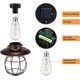 thumbnail image 2 of Farol solar, diseño retro de estilo marino tradicional, luz decorativa para exteriores para jardines, patios y paredes, 2 of 5