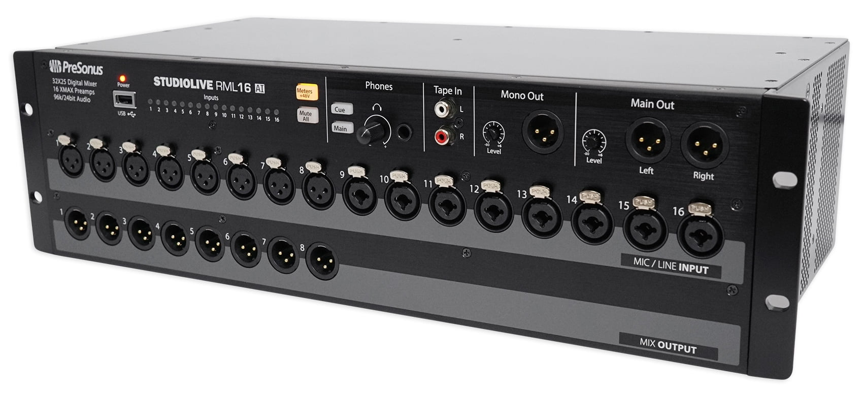 PRESONUS StudioLive RML16AI 16Channel RackMount Digital Mixer w/ 16
