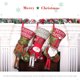thumbnail image 4 of Naiovety Medias navideñas de gran tamaño, calcetines con pierna larga, contenedor para aperitivos, bolsa de regalo colgante, Chimenea de Kits de decoración para fiestas Muñeco de nieve, 4 of 6