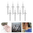 thumbnail image 1 of AURARMLET 4 Pares Aretes Colgantes Para Mujer Estilo Punk Para Eventos Especiales, 1 of 8