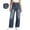 Dark Blue-A, variant on Wide Leg Jeans Woman High Waisted Pull On Baggy Jeans for Women Stretchy Trendy Womens Jean Straight Casual Denim Pants Dark Blue-A XL