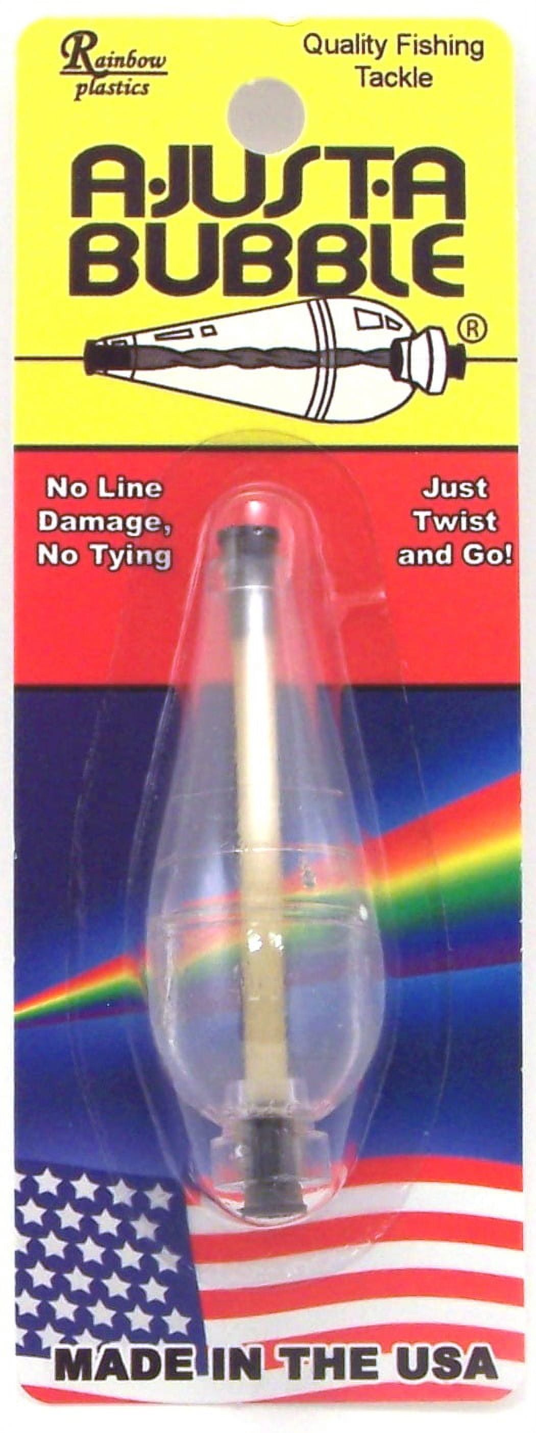 (2 pack) Double X Tackle A-Just-A-Bubble Fishing Float 1/4 oz Clear