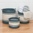thumbnail image 2 of Colonial Mills Outland Indoor/Outdoor Basket - Blue 14"x14"x12", 2 of 3
