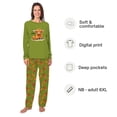 thumbnail image 2 of Hey There Pumpkin Highland Cow Pyjama Thanksgiving Family, Fall Family And Dog PJs, Plus Sizes, 2 of 7
