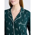 thumbnail image 5 of Joyspun Women's Dreamy Soft Collection Notch Collar Sleepshirt with Long Sleeves, Sizes S-4X, 5 of 6
